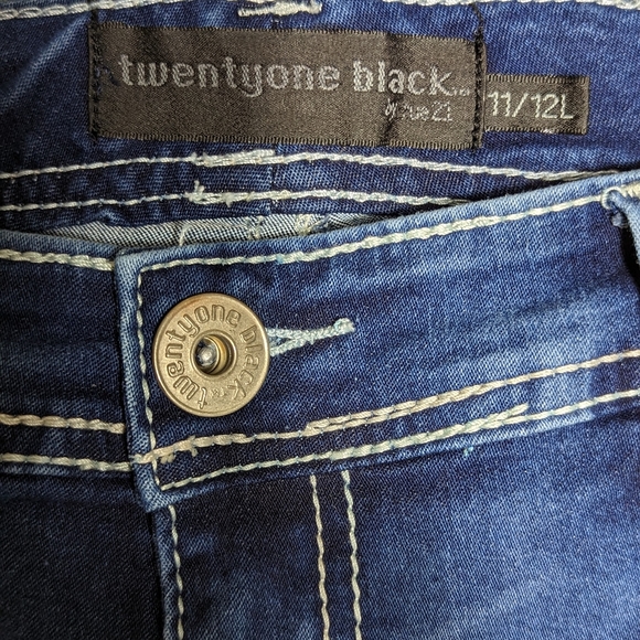 Twentyone Black by rue 21 skinny tall jeans 11/12L - Picture 4 of 6